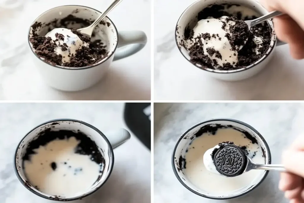 Oreo mug cake recipe