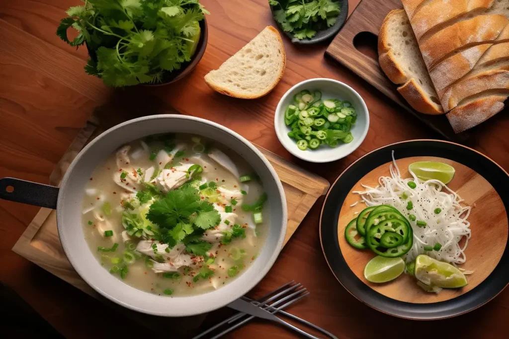 simple chicken noodle soup with rice noodles recipe